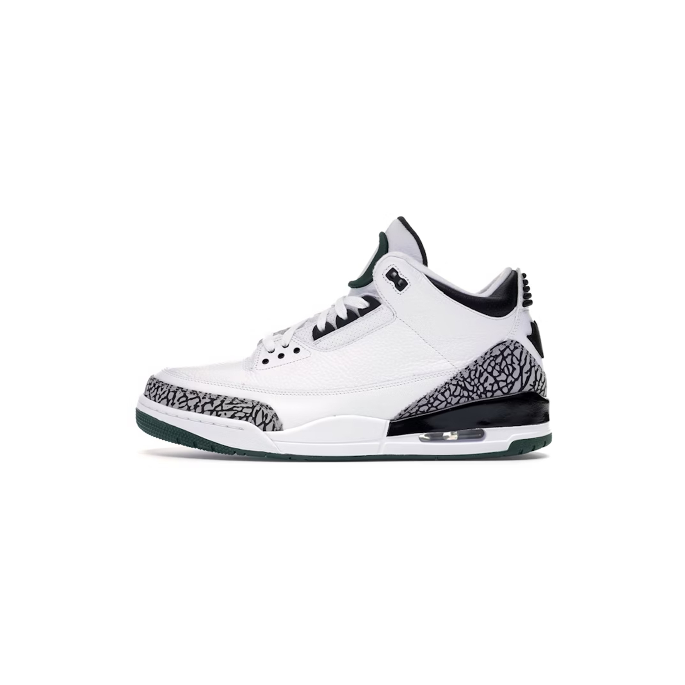 NIKE JORDAN 3 RETRO OREGON DUCKS PIT CREW WHITE 594282-233